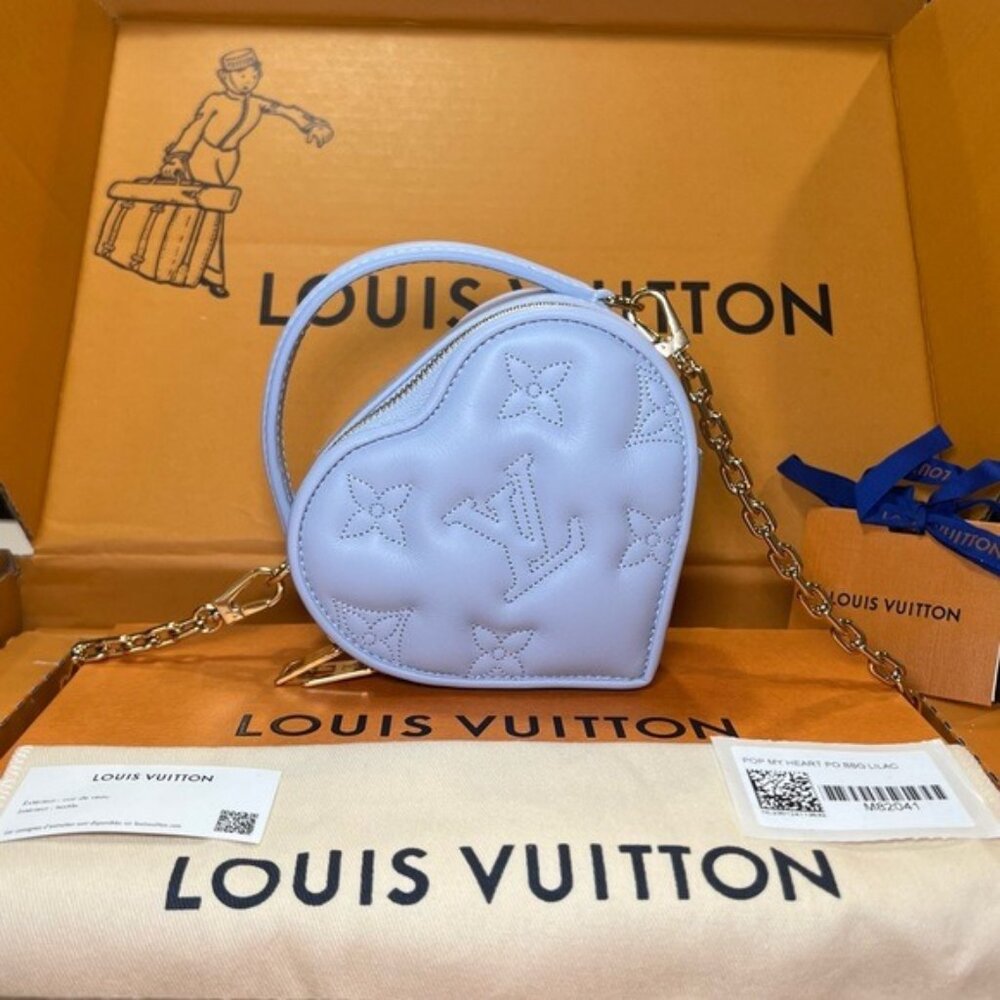 Louis Vuitton Pop My Heart Pouch In Lilac